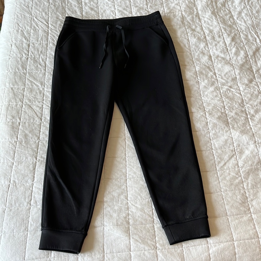 Black joggers, worn once